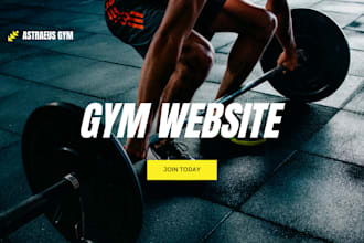 gym website fitness weebly website showit duda website workout yoga sport