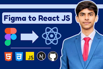 convert figma design to responsive react js website, figma to react tailwind css