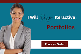 design professional portfolio to showcase your experience
