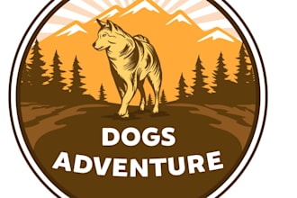design colorful wild adventure logo