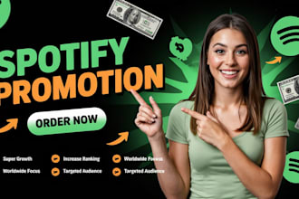 create and run ads to promote your spotify music, spotify album, spotify track