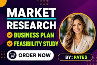do investor ready market research, business plan, and feasibility study report