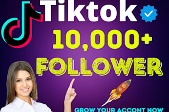 grow your 1000 tik tok followers fast and organically for monetization