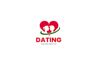 design modern app, icon and dating logo with fast delivery