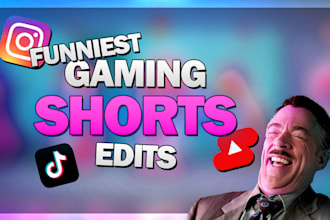 edit long videos into funny gaming shorts