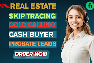 offer skip tracing wholesale cold calling cash buyer and probate leads