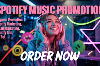 create and run ads to promote your spotify music, spotify album, spotify track