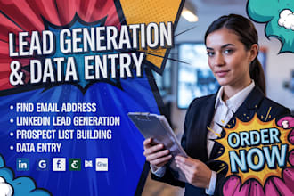 find email address, b2b lead generation and web research