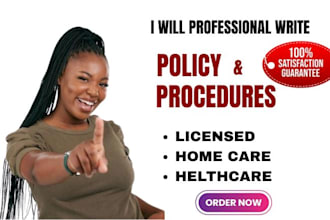 write group home care agency policy and procedure manual, get licensed and guide