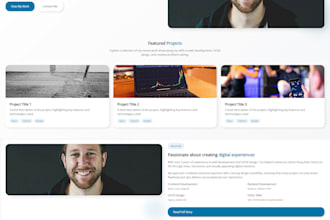 build a responsive wordpress or HTML CSS js website