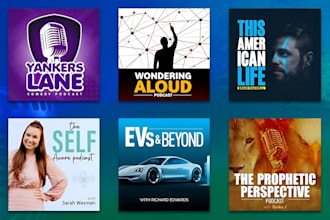 create professional podcast artwork, podcast cover art, podcast logo design