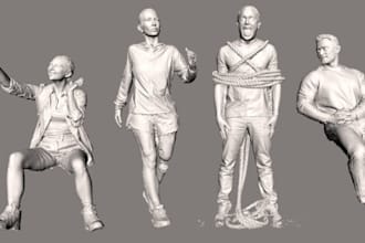 3d scanning clean up fix 3d mesh edit stl file scanned data retopology printing