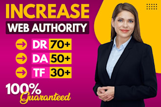 increase domain rating DR ahrefs domain authority moz da tf