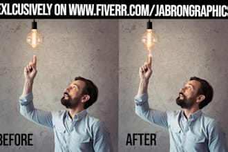 creatively edit, retouch manipulate, and composite photo in photoshop