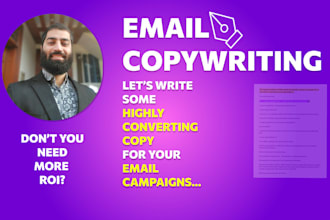 write high converting copy for your email campaigns