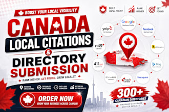 build canada local citations for local SEO and google maps ranking
