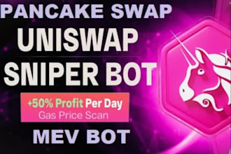 setup crypto arbitrage bot, solana trading bot, uniswap bot, front running bot