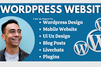 design wordpress website redesign wordpress websit create website wit elementor