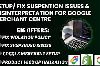 fix google merchant center rejected listings due to misrepresentation or policy