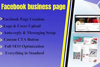 do create and professionally set up your facebook business page