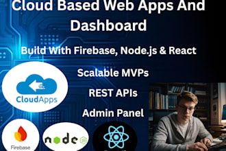 design and develop full stack cloud apps with admin panel and apis