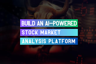 build an ai powered stock market analysis website