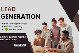 do lead generation email list data collection and bussines lead