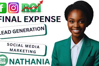 generate fresh final expense marketing leads facebook, instagram, tiktok leads