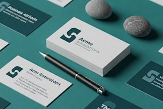 do professional and unique business card design