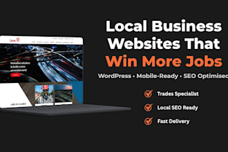 design a wordpress website for handyman, roofing, and construction businesses