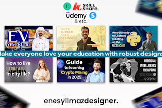 design education thumbnail, udemy, teachtable, youtube