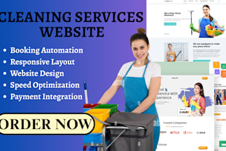 build cleaning service website house, car, office cleaning booking koala website