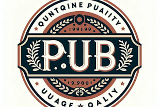 design high quality pub logo
