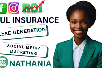 generate fresh iul insurance marketing leads facebook, instagram, tiktok leads