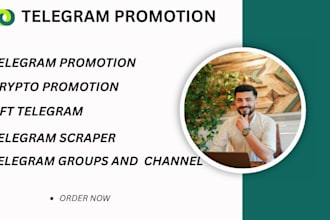do telegram promotion crypto promotion channel or group with active subscriber