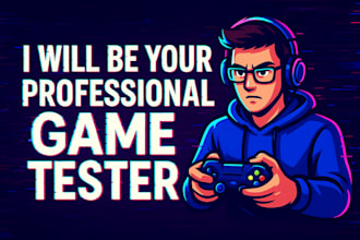 do app testing, website testing, game testing, android testing