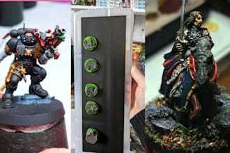 paint your warhammer wargaming mini boardgame infernus marines model to standard
