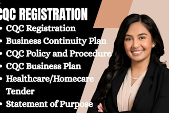register your cqc healthcare business and write a winning business plan