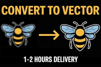 convert to vector, vector logo, vector tracing, image to vector, recreate vector