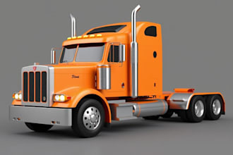3d truck model car model  3d cad design toy design for 3d printing aircraft gta