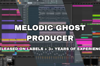 be your melodic edm ghost producer