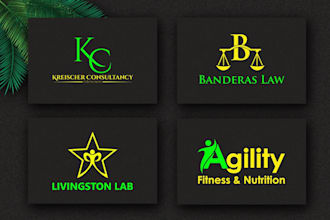 create modern minimalist logo for startups and businesses