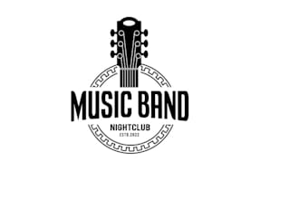 design professional guitar logo