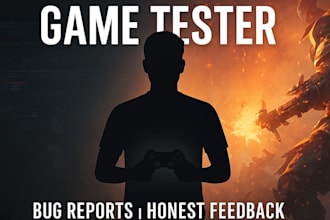 be your professional game tester