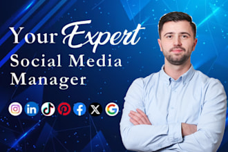 be your social media marketing manager and content creator