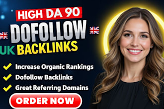 provide high quality dofollow da 90 uk backlinks