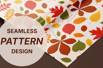 create vector seamless repeat pattern design