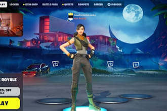 design and promote fortnite map, 2d,3d video game, fortnite game,script,map uefn