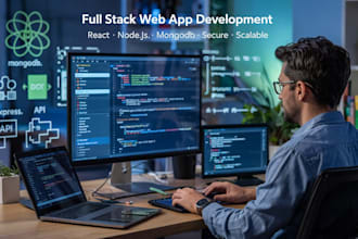 build full stack web applications using react, node, and mongodb
