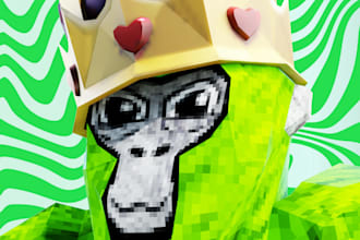 make a professional gorilla tag profile pictures